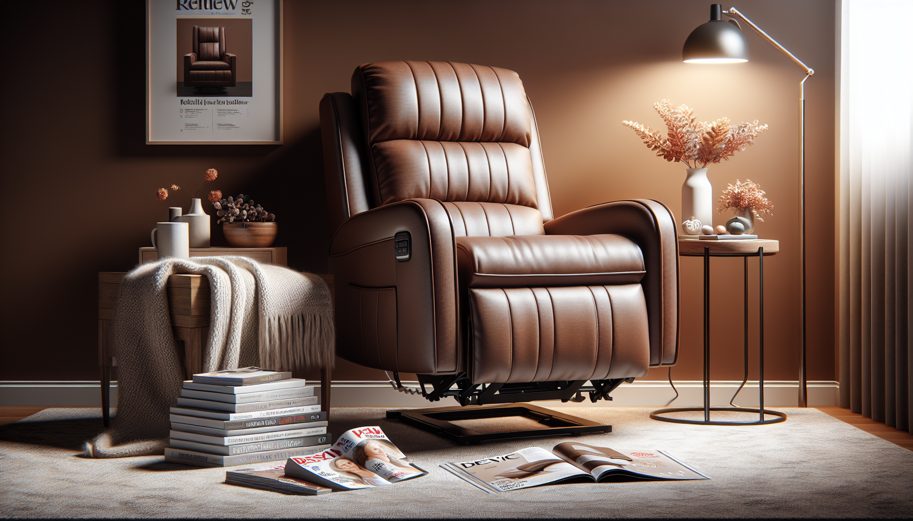 Discover Comfort: The Brown Power Lift Recliner Chair Review