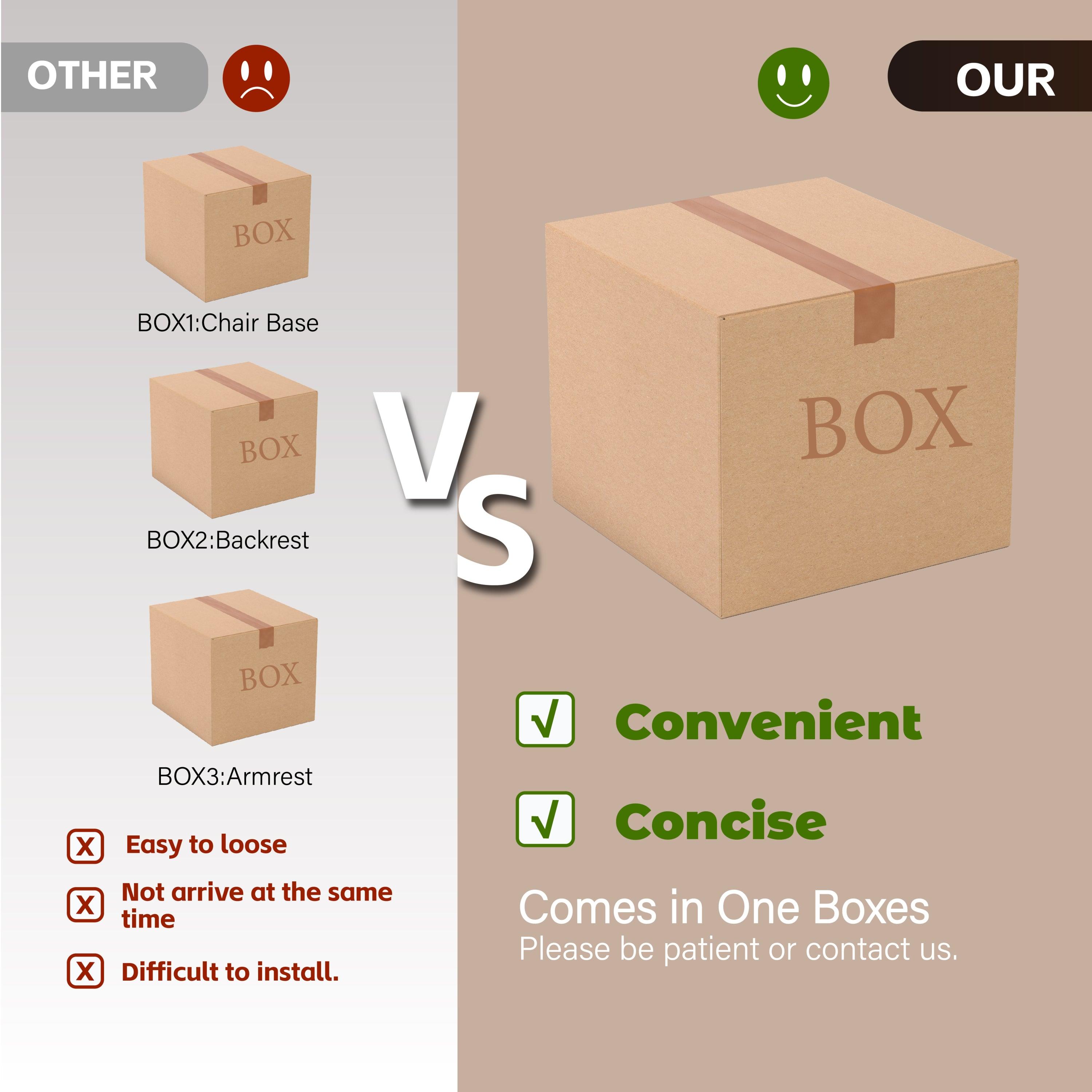 Beige Lift Chair Recliner with massage and heat, packing details