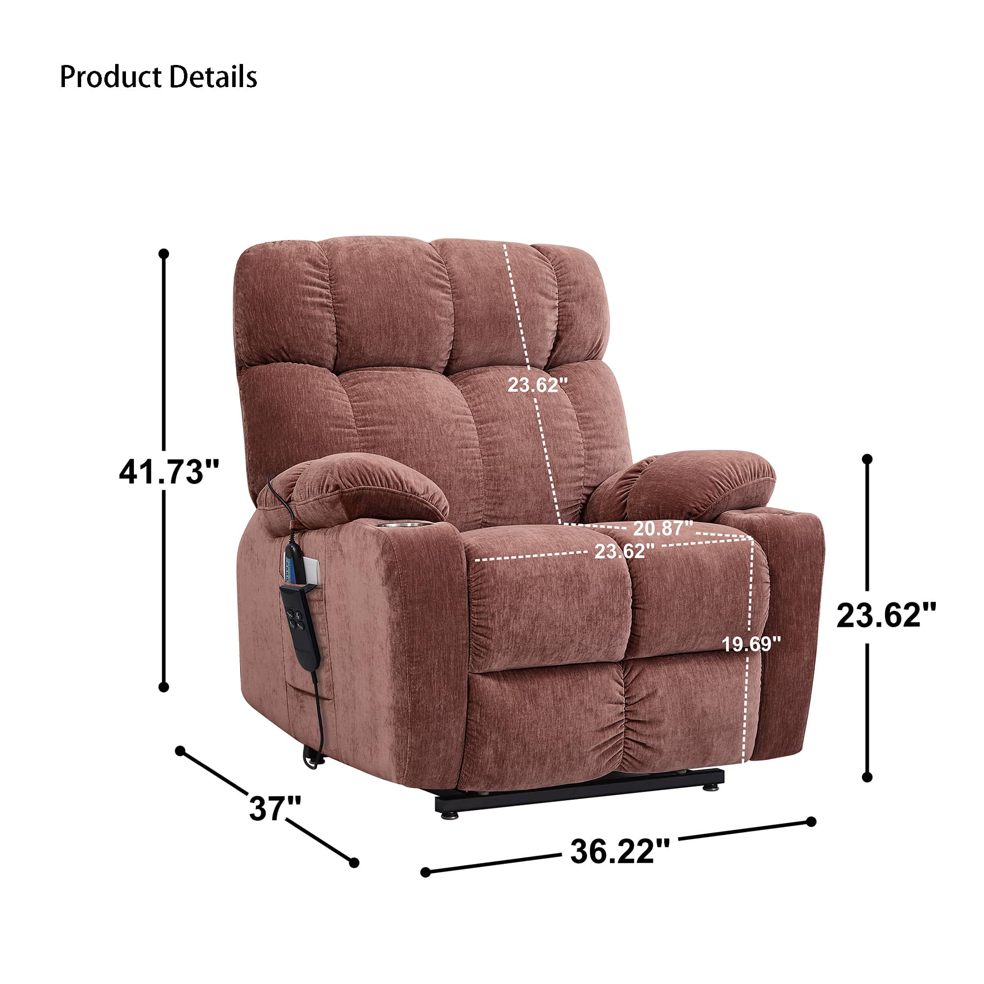 Rose Power Lift Chair Measurements