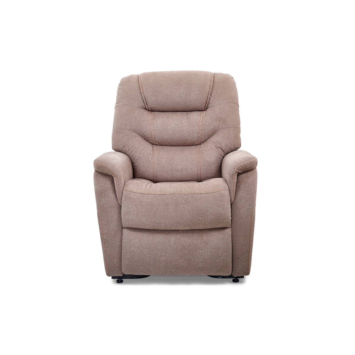 Marabella Power Lift Chair Recliner, front view, antler fabric