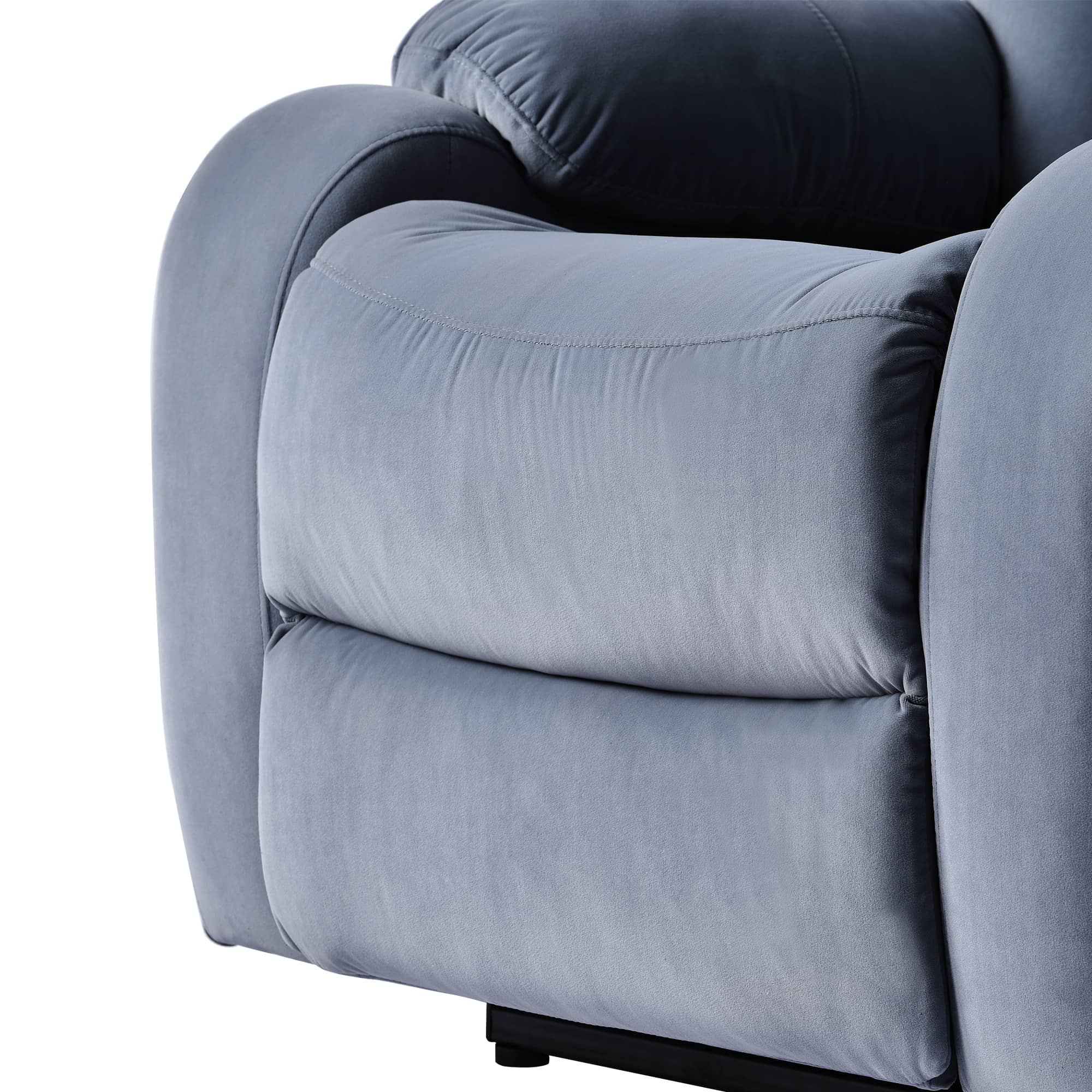 Australia Cashmere Lift Chair Recliner, close up of footrest