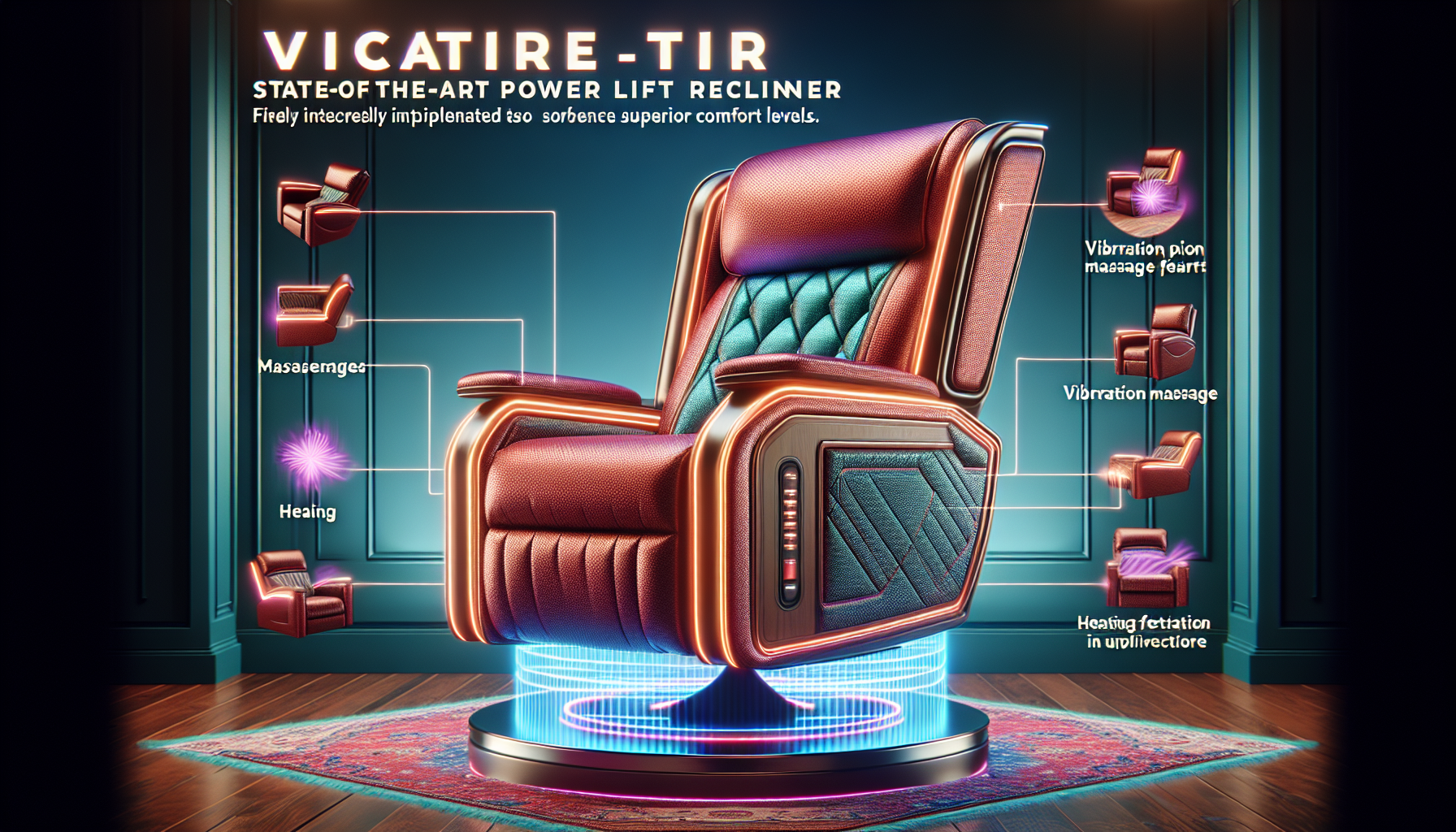 A Perfect Chair for You: The Luxury Power Lift Recliner with Vibration Massage and Heating Features