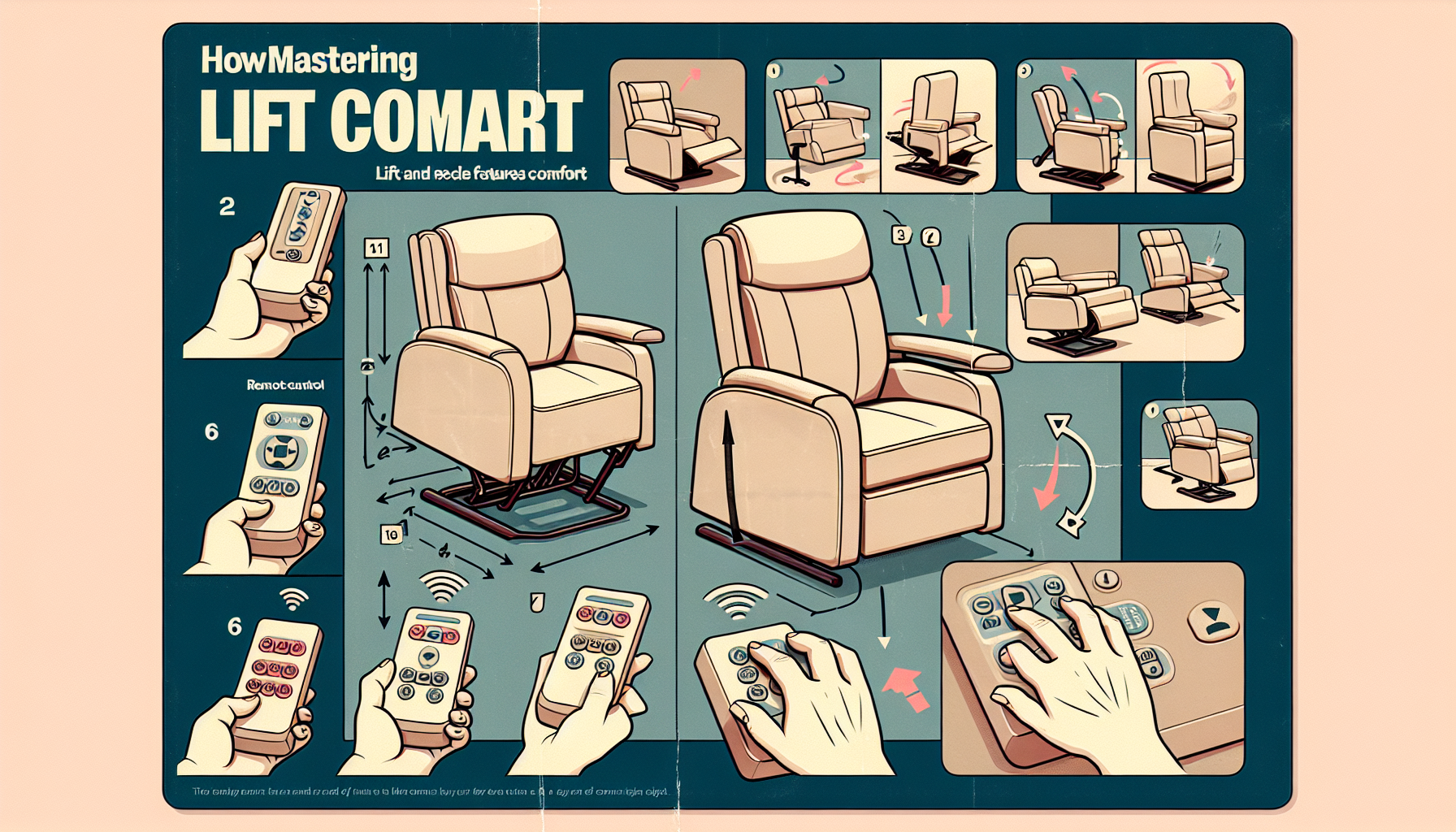 Mastering Lift Chair Comfort: Your Guide to Using Lift and Recline Remote Controls
