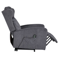 JST Power Lift Recliner Chair, extended side view