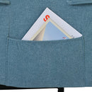 Blue Power Lift Chair Right Side Pocket 