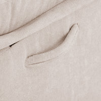 Beige Power Lift Chair Left Side Closeup
