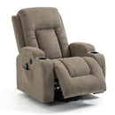 Infinite Position Heavy Duty Power Lift Recliner with Massage and Heat, reclining