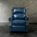 Blue Lift Chair Recliner, front view
