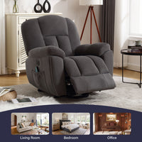 Infinite Position Power Lift Recliner with Heat and Massage, cozy for your living room