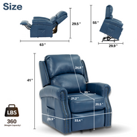 Lift Chair Recliner, Blue