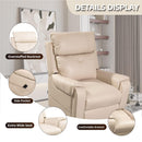 Power Lift Chair Recliner with Extra Wide Seat, Beige
