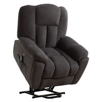 Infinite Position Power Lift Recliner with Heat and Massage, lifted angle