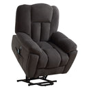 Infinite Position Power Lift Recliner with Heat and Massage, lifted angle
