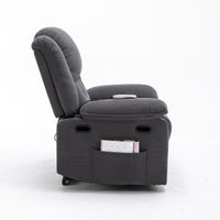 Gray Power Lift Chair Right Side Profile