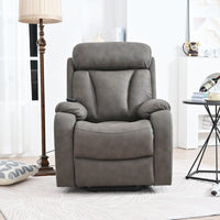 Dark Gray Power Lift Chair Front Profile