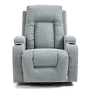 Gray Sky Infinite Position Power Lift Recliner, front view