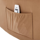 Beige Power Lift Chair Right Side Pocket with Remote