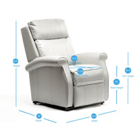 Landis Lift Chair Recliner, dimensions