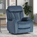 Lift Chair Recliner with Australia Cashmere Fabric, seated in living room
