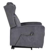 JST Power Lift Recliner Chair, seated side view