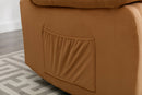 Beige Power Lift Chair Side Profile with Pocket