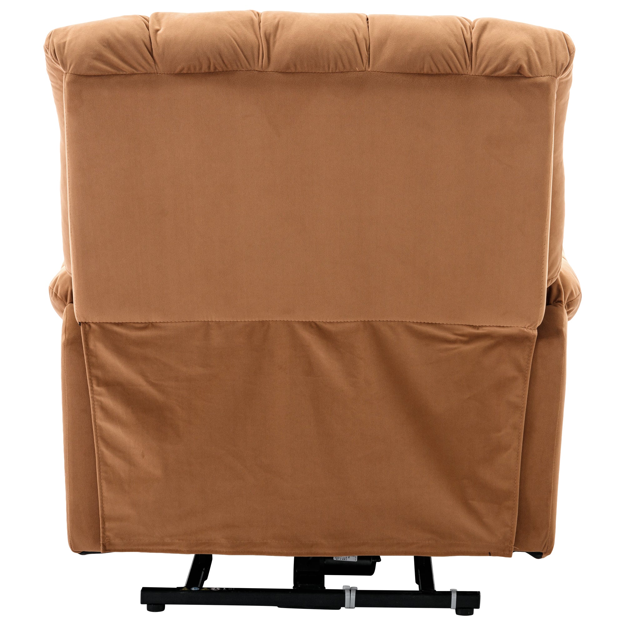 Light Brown Power Lift Chair Back Profile