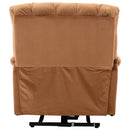 Light Brown Power Lift Chair Back Profile
