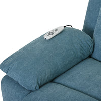 Blue Power Lift Chair Right Arm Rest with Remote