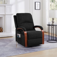Power Lift Recliner Message Chair Soft Charcoal colored Fabric