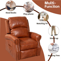 Caramel Electric Power Lift Recliner, functions