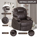 Dark Brown Lift Chair Recliner, details