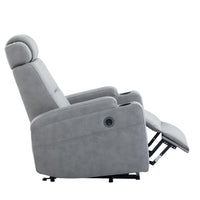 Modern Power Lift Recliner Chair, Light Gray