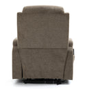 Infinite Position Heavy Duty Power Lift Recliner with Massage and Heat, back