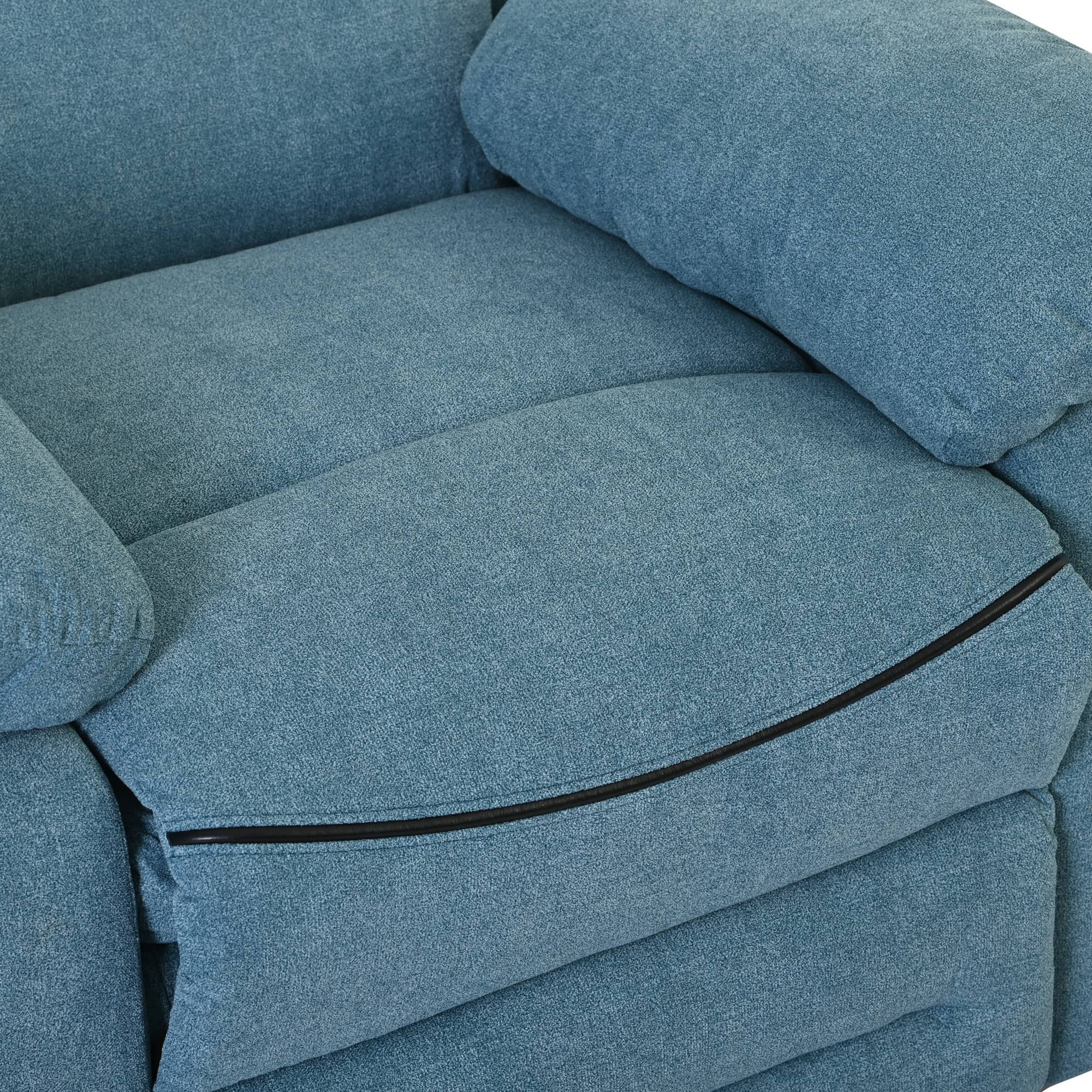 Blue Power Lift Chair Seat