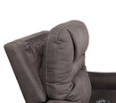 , Power Lift Recliner Chair with Zoned Heat and Adjustable Headrest, close up of headrest