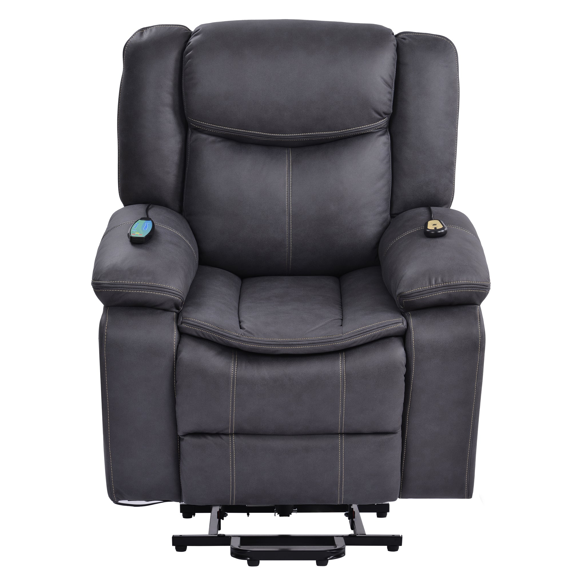 Power Lift Recliner Chair with Heat and Massage, front view