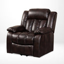 Red Brown Lift Chair Recliner with Massage and Heat