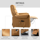 Velvet Touch Power Lift Recliner Chair with Vibration Massage, features