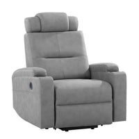 Modern Power Lift Chair Recliner, angle seated
