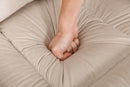 Beige Massage Lift Chair Recliner, seat cushion