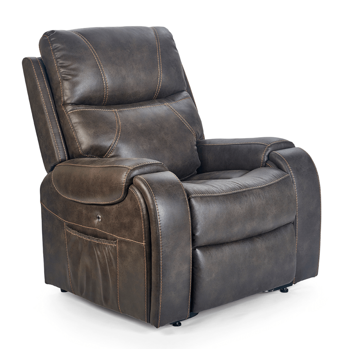 Sedona Lift Chair Power Recliner, angle seated view