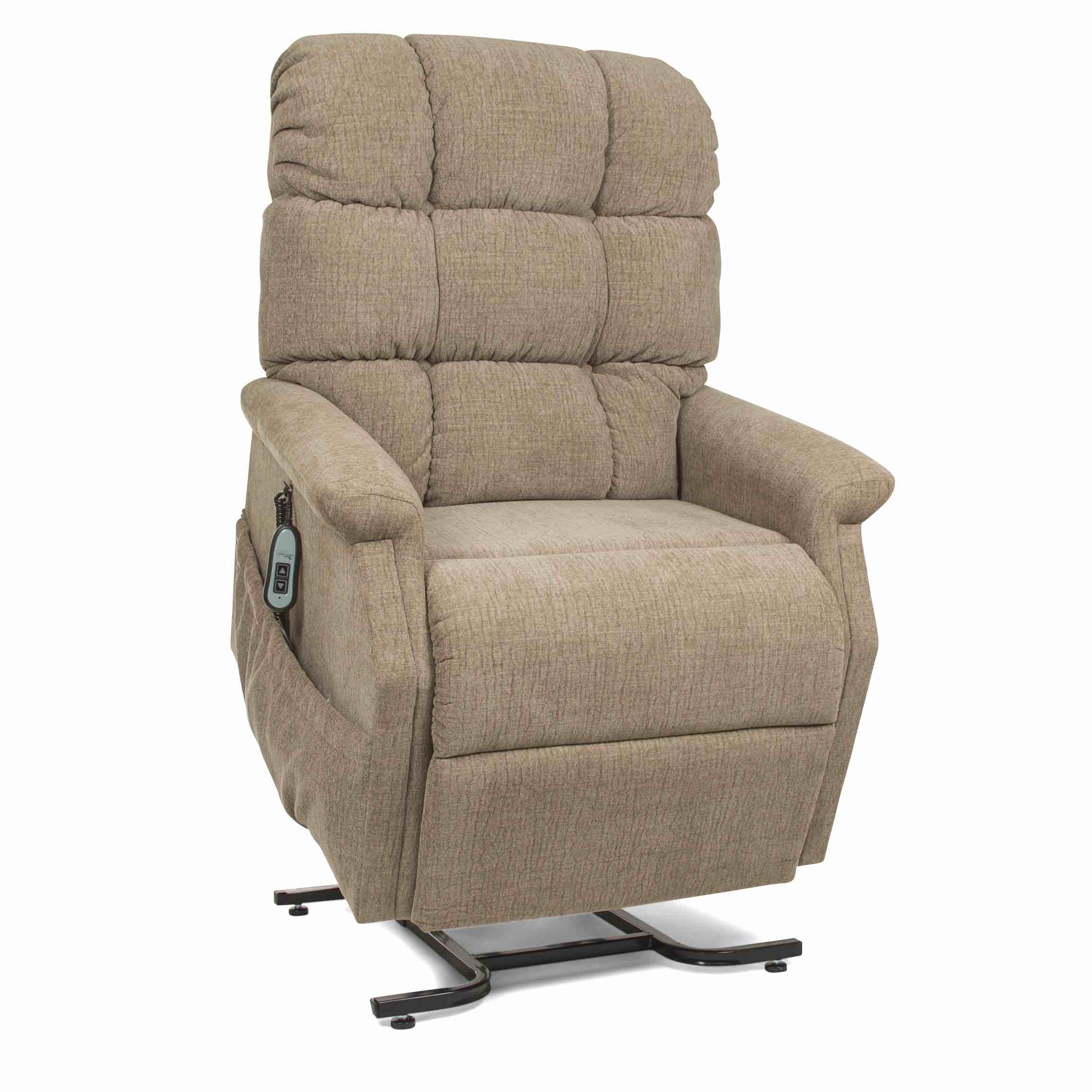 Aurora lift chair power recliner - brown color