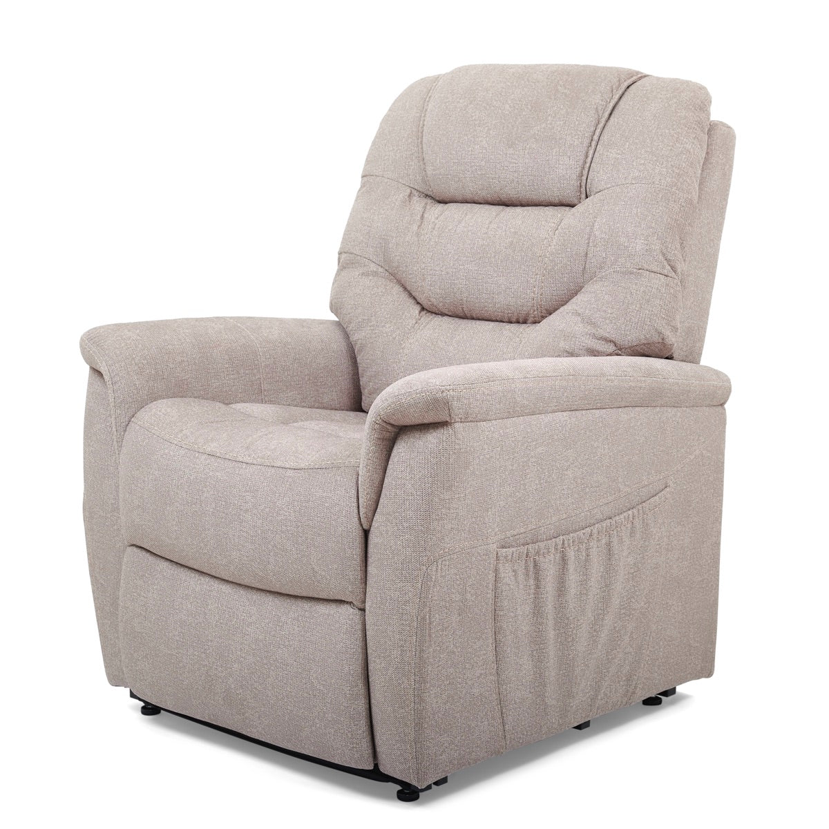 Marabella Power Lift Chair Recliner, seated angle, antler fabric