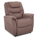 Marabella Power Lift Chair Recliner, seated angle, elk fabric