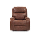Sedona Lift Chair Power Recliner, front view, maple