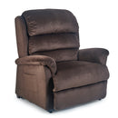 Mira Lift Chair Power Recliner, seated, coffeehouse fabric