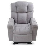 Rigel Power Lift Chair Recliner with Heatwave Technology, front view, Anchor Fabric