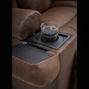 Bourbon Color Rigel Lift Chair Recliner has a fancy cup holder