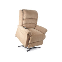Saros Power Lift chair recliner, lifted, wicker color