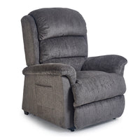 Saros Power Lift chair recliner, seated, granite color